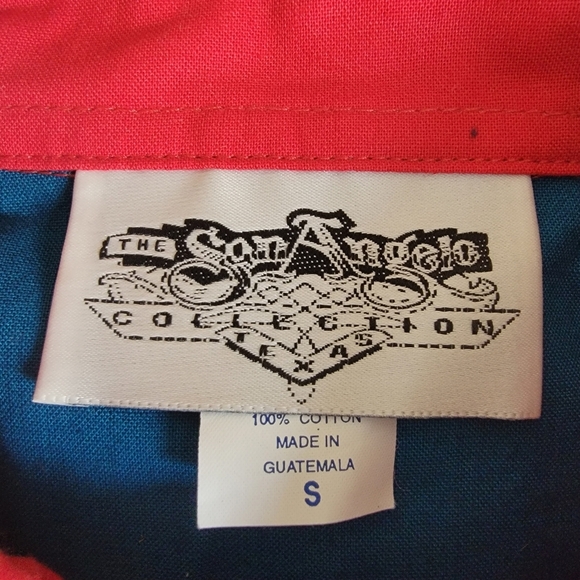 Vintage San Angelo Western Collection Sz S LS Shirt - Picture 7 of 7